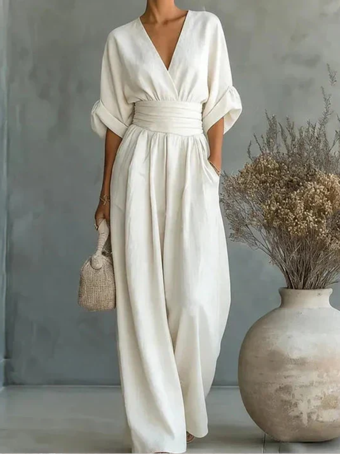 Chiara | Mono Larga Fluida Estampado
