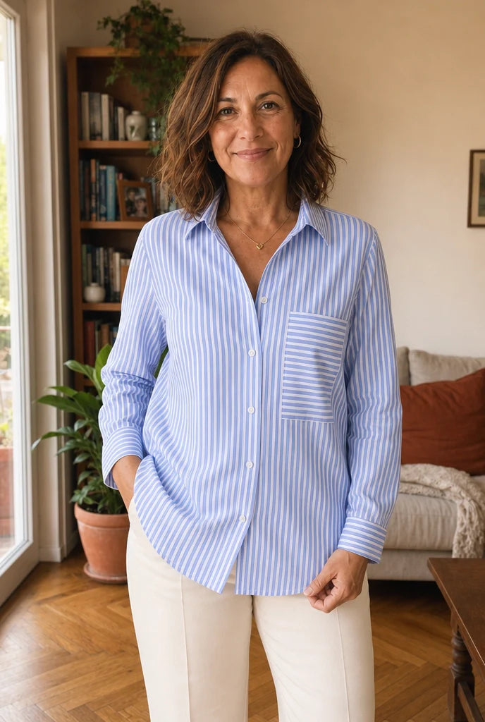 Vittoria | Blusa Oversize de Rayas