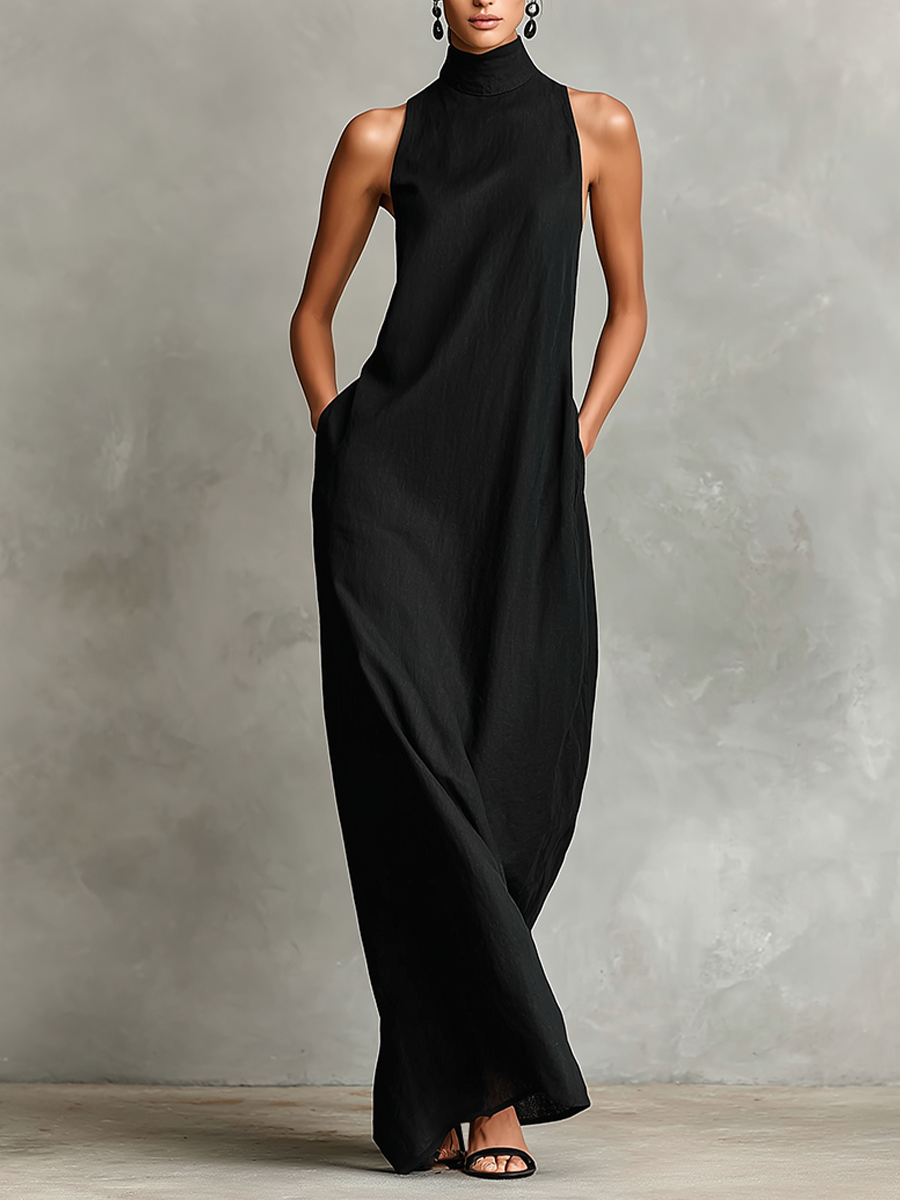 Chiara | Vestido Maxi Cuello Alto