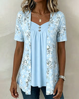 Valentina | Conjunto Floral Escote en v