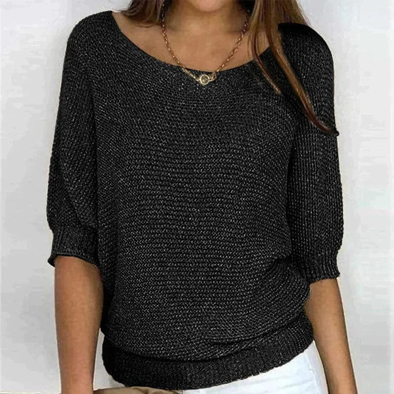 Blusa Tejida Brillante
