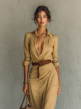 Chiara | Vestido Maxi Drapeado