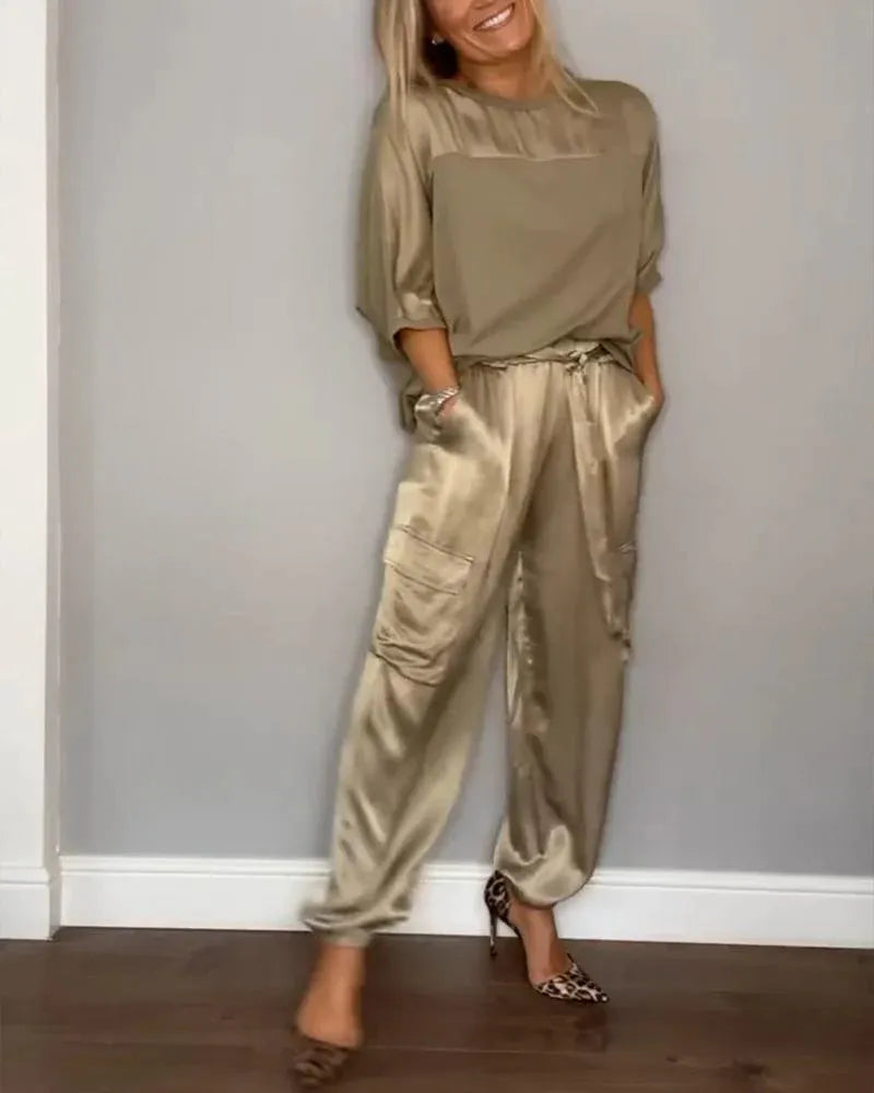 Aurora | Conjunto Cargo Fluido Elegante
