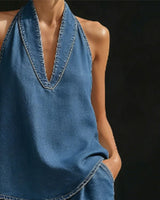 Martina | Conjunto Largo Fluido Escote en v