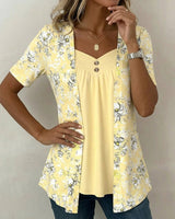 Valentina | Conjunto Floral Escote en v
