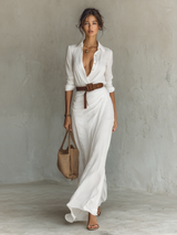 Chiara | Vestido Maxi Drapeado