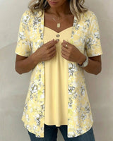Valentina | Conjunto Floral Escote en v