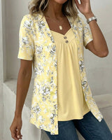 Valentina | Conjunto Floral Escote en v