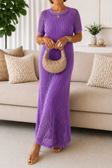 Valentina | Vestido Maxi Calado Con Fondo