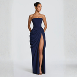 Vestido Drapeado Sirena