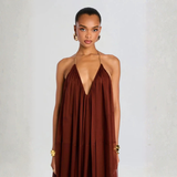 Halter Terciopelo l vestidos