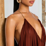 Halter Terciopelo l vestidos