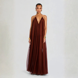 Halter Terciopelo l vestidos