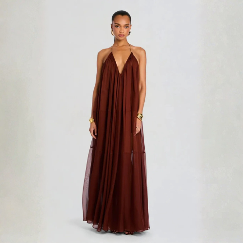 Halter Terciopelo l vestidos