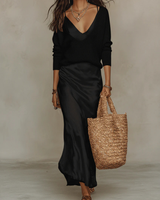 Elena | Vestido Satinato Midi