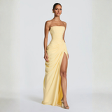 Vestido Drapeado Sirena