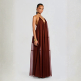 Halter Terciopelo l vestidos