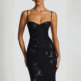 Vestido Sirena Bordado