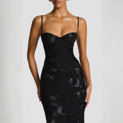 Vestido Sirena Bordado