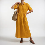 Aurora | Vestido Maxi Fluido Con Bolsillos