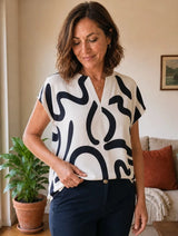 Chiara | Blusa Fluida Estampado
