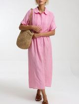 Aurora | Vestido Maxi Fluido Con Bolsillos