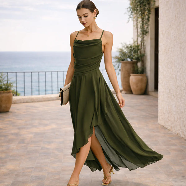 Vestido Esmeralda Drapeado