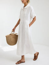 Aurora | Vestido Maxi Fluido Con Bolsillos