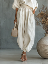 Eleonora | Conjunto Elegante de un Hombro Dos Piezas