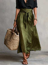 Martina | Vestido Maxi de un Hombro Elegante e Fluido