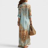 Arianna | Vestido Blusa Maxi Estampado