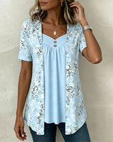 Valentina | Conjunto Floral Escote en v