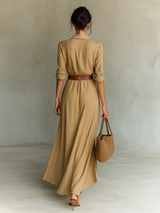 Chiara | Vestido Maxi Drapeado
