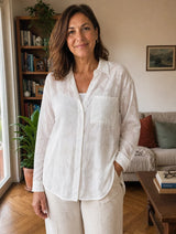 Blusa Jacquard Floral