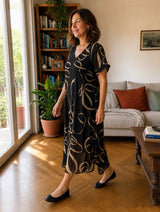 Eleonora | Vestido Maxi Estampado