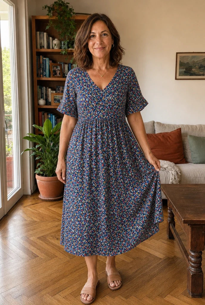 Elena | Vestido Floral Midi