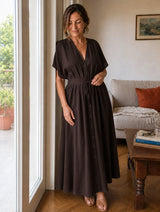 Lavinia | Vestido Maxi Drapeado