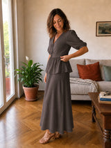 Livia | Conjunto Falda Fluido