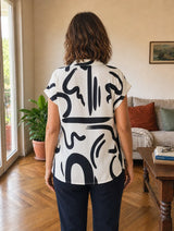 Chiara | Blusa Fluida Estampado