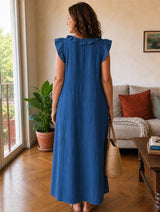 Chiara | Vestido Largo Con Volantes