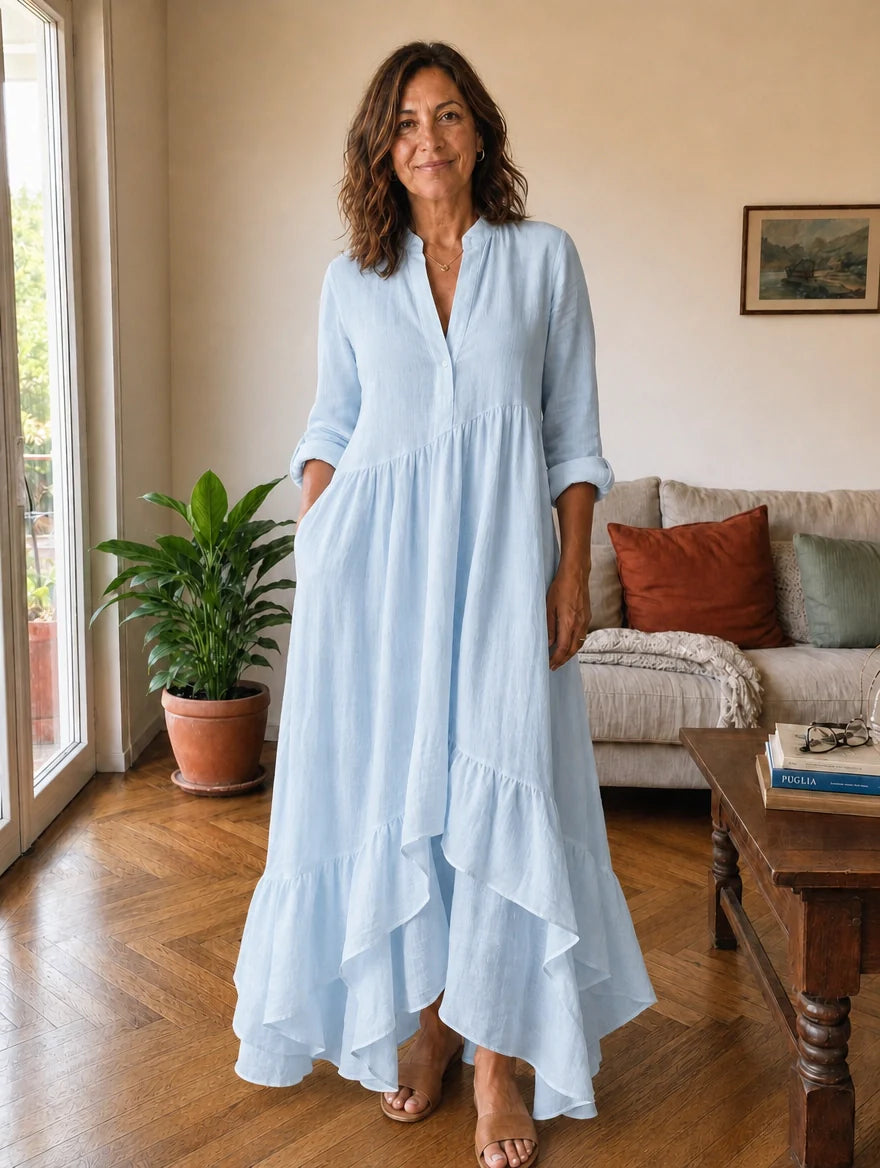 Livia | Vestido Largo Asimétrico