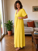 Alessia | Vestido Maxi de Muselina