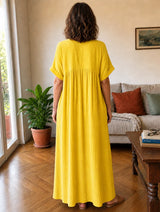 Alessia | Vestido Maxi de Muselina