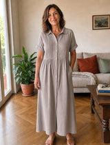 Camilla | Vestido Camisero Largo