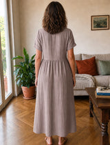 Camilla | Vestido Camisero Largo