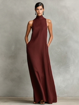 Chiara | Vestido Maxi Cuello Alto