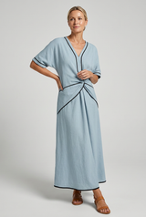 Arianna | Vestido Maxi Cruzado Escote en v