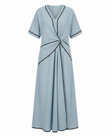 Arianna | Vestido Maxi Cruzado Escote en v